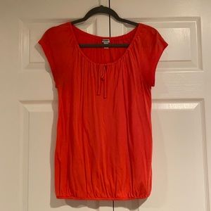 Old Navy Coral Short Sleeve Blouse Size XS
